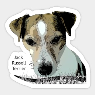 Jake the Jack  Russell Terrier Sticker